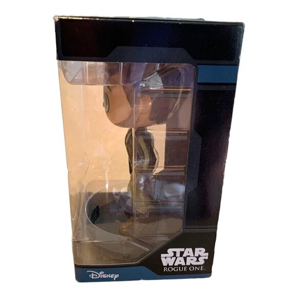 FUNKO WOBBLERS STAR WARS ROGUE ONE CASSIAN ANDOR VINYL BOBBLE HEAD WOBBLER - Picture 7 of 7